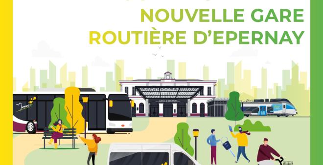 ouverture de la nouvelle gare routière d'Epernay